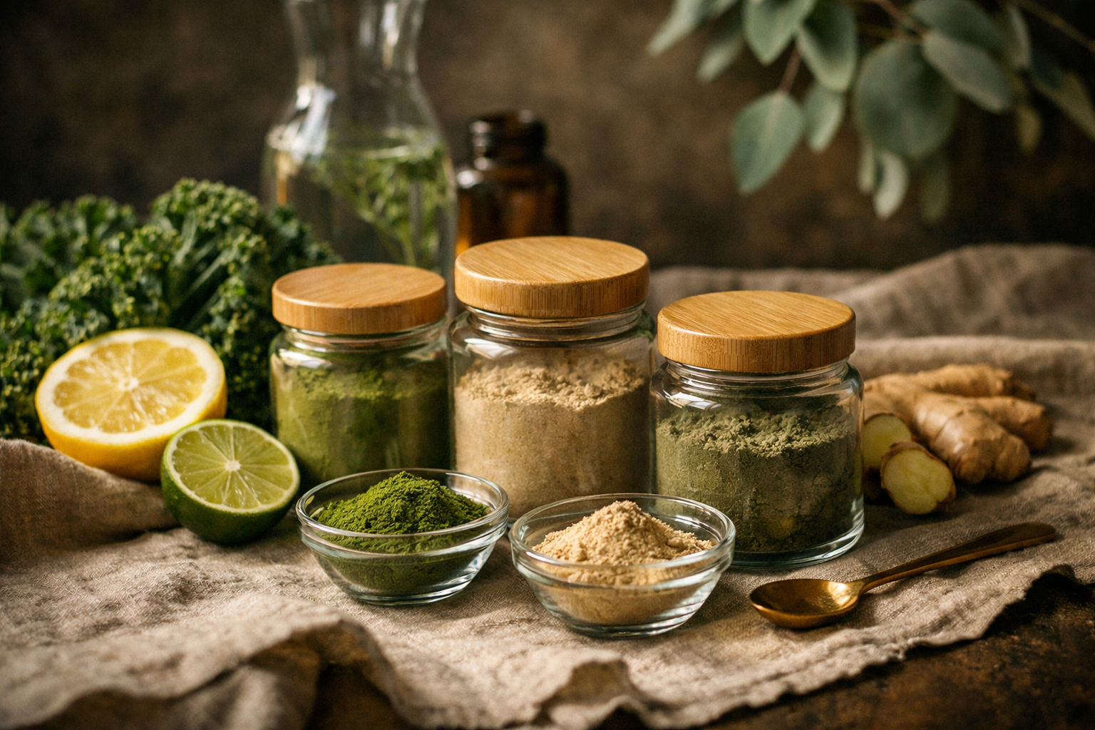 Herbal teas and oils